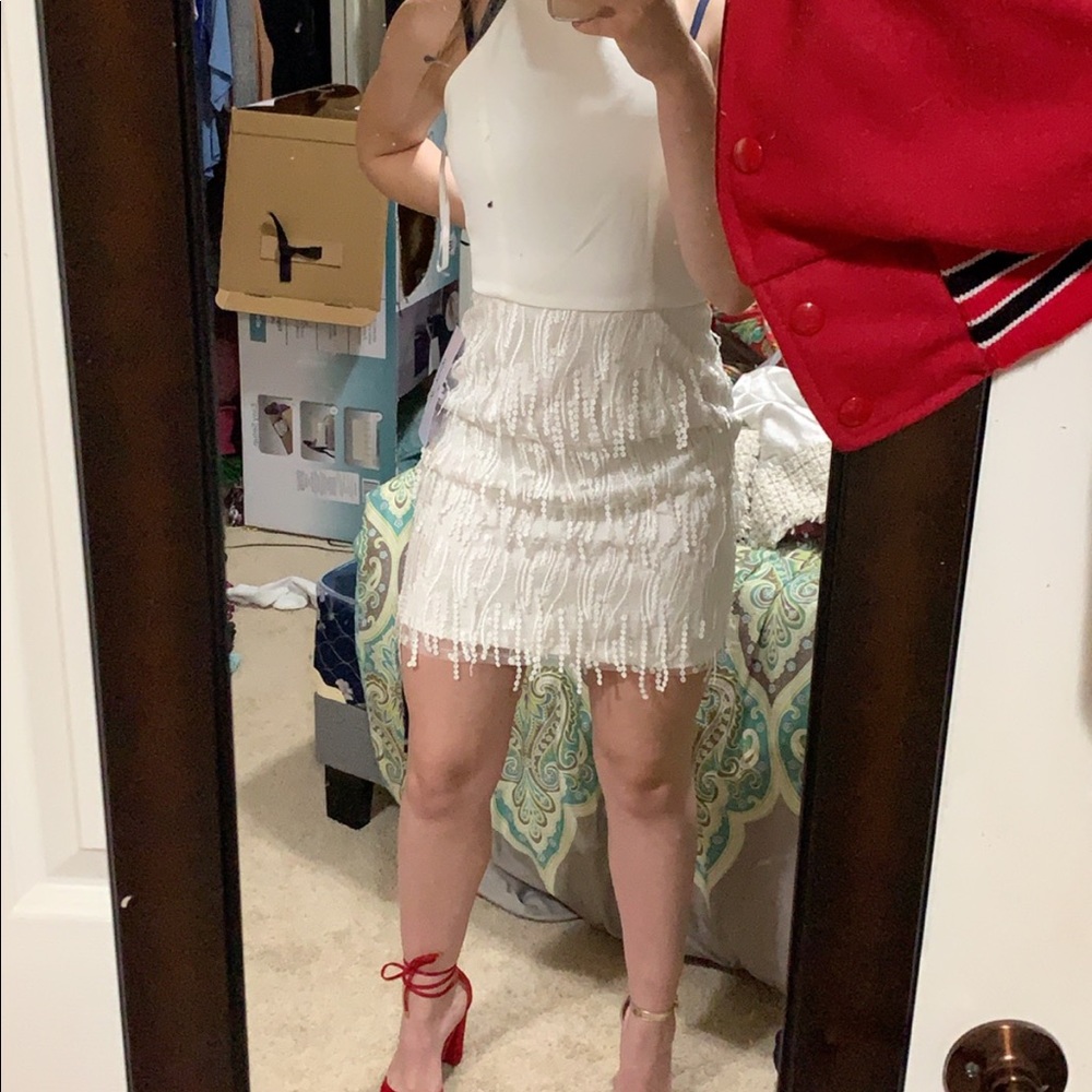 White dress